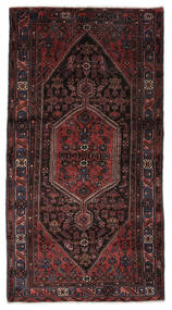 137X260 Zanjan Rug Rug Oriental Black/Dark Red (Wool, Persia/Iran)