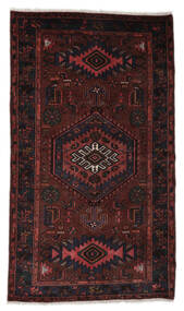 135X230 Hamadan Rug Rug Authentic
 Oriental Handknotted Black/Dark Red (Wool, Persia/Iran)