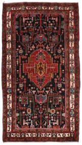  Nahavand Rug 165X295 Authentic
 Oriental Handknotted Runner
 Black/Dark Brown (Wool, Persia/Iran)