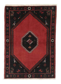 Kelardasht Rug 107X150 Black/Dark Red (Wool, Persia/Iran)