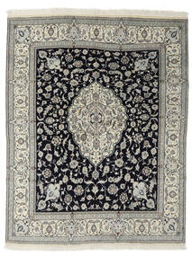  Nain Rug 200X250 Authentic
 Oriental Handknotted Dark Grey/Black (Wool, Persia/Iran)