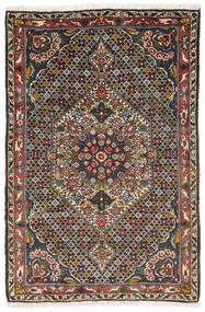  Bakhtiari Collectible Rug 108X163 Authentic
 Oriental Handknotted Black/Dark Brown (Wool, Persia/Iran)