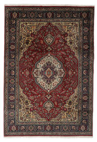  Tabriz Rug 207X300 Authentic
 Oriental Handknotted Black/Dark Brown (Wool, Persia/Iran)