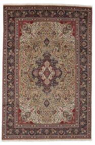  Tabriz Rug 200X308 Authentic
 Oriental Handknotted Dark Brown/Black (Wool, Persia/Iran)