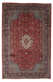  Sarouk Rug 206X313 Authentic
 Oriental Handknotted Dark Brown/Black (Wool, Persia/Iran)