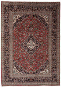  Keshan Rug 253X354 Authentic
 Oriental Handknotted Black/Dark Brown Large (Wool, Persia/Iran)