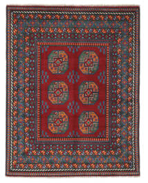  Afghan Rug 148X187 Authentic
 Oriental Handknotted Black/Dark Brown (Wool, Afghanistan)