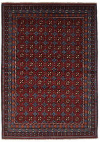  Afghan Rug 202X293 Authentic
 Oriental Handknotted Black (Wool, Afghanistan)