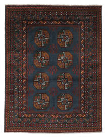  Afghan Rug 149X193 Authentic
 Oriental Handknotted Black/White/Creme (Wool, Afghanistan)