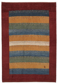  137X200 Striped Small Gabbeh Persia Rug Wool, 