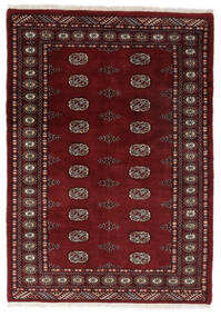 Authentic Rug Pakistan Bokhara 3Ply Rug 139X196 Black/Dark Red (Wool, Pakistan)