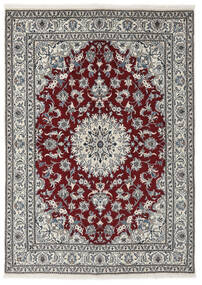  Nain Rug 164X230 Authentic Oriental Handknotted Black/Dark Grey (Wool, Persia/Iran)