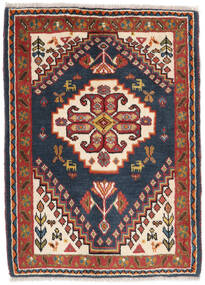  Qashqai Rug 65X89 Authentic
 Oriental Handknotted Black/Dark Brown (Wool, Persia/Iran)