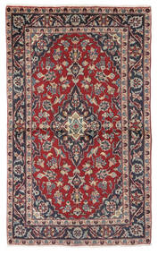  Keshan Rug 94X155 Authentic
 Oriental Handknotted Dark Brown/Black (Wool, Persia/Iran)