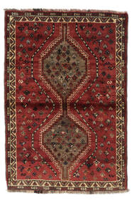  Shiraz Rug 105X154 Authentic
 Oriental Handknotted Black/Dark Brown (Wool, Persia/Iran)