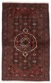 93X155 Hamadan Rug Rug Authentic
 Oriental Handknotted Black/Dark Red (Wool, Persia/Iran)