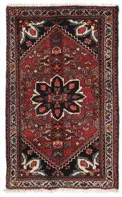  Asadabad Rug 60X98 Authentic
 Oriental Handknotted Black/Dark Brown (Wool, Persia/Iran)