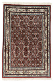  Moud Rug 78X115 Authentic
 Oriental Handknotted Black/Dark Brown (Wool/Silk, Persia/Iran)