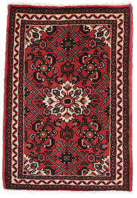  Hosseinabad Rug 64X93 Authentic
 Oriental Handknotted Black/Dark Red (Wool, Persia/Iran)