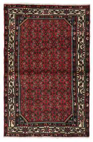  Oriental Hosseinabad Rug 102X158 Black/Dark Red (Wool, Persia/Iran)