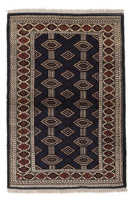  Turkaman Rug 101X147 Authentic
 Oriental Handknotted Black/Dark Brown (Wool, Persia/Iran)