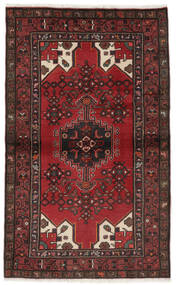  Persian Hamadan Rug 98X161 Black/Dark Red 