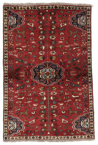  Oriental Qashqai Fine Rug Rug 100X148 Dark Red/Black (Wool, Persia/Iran)