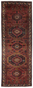  Hamadan Rug 103X291 Authentic
 Oriental Handknotted Hallway Runner
 Black/Dark Brown (Wool, Persia/Iran)
