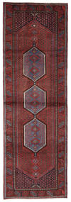  Hamadan Rug 96X296 Authentic
 Oriental Handknotted Hallway Runner
 Black/Dark Brown (Wool, Persia/Iran)