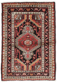  Hamadan Rug 65X93 Authentic
 Oriental Handknotted Black/Dark Brown (Wool, Persia/Iran)