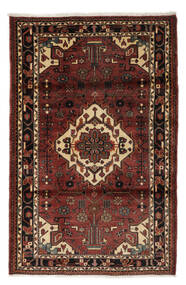  Hamadan Rug 111X180 Authentic
 Oriental Handknotted Black/Dark Brown (Wool, Persia/Iran)
