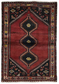  Shiraz Rug 106X150 Authentic
 Oriental Handknotted Black/Dark Brown (Wool, Persia/Iran)