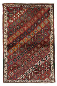  Qashqai Rug 106X157 Authentic
 Oriental Handknotted Dark Brown/Black (Wool, Persia/Iran)