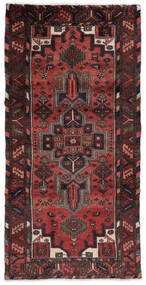 100X200 Hamadan Rug Rug Authentic
 Oriental Handknotted Black/Dark Red (Wool, Persia/Iran)