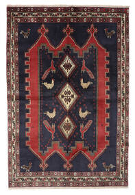  Afshar Rug 164X243 Authentic
 Oriental Handknotted Black/Dark Brown (Wool, Persia/Iran)