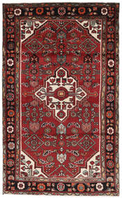 117X193 Hosseinabad Rug Rug Authentic
 Oriental Handknotted Black/Dark Red (Wool, Persia/Iran)