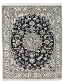  Nain Rug 158X196 Authentic
 Oriental Handknotted Black/Dark Grey (Wool, Persia/Iran)
