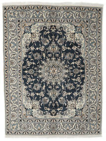  Nain Rug 152X201 Authentic
 Oriental Handknotted Black/Dark Grey (Wool, Persia/Iran)