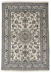  Nain Rug 148X207 Authentic
 Oriental Handknotted Black/Dark Grey (Wool, Persia/Iran)