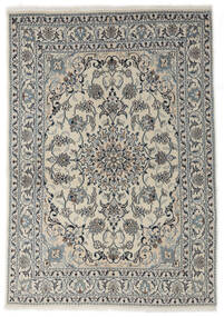  Nain Rug 147X207 Authentic
 Oriental Handknotted Dark Grey/Black (Wool, Persia/Iran)