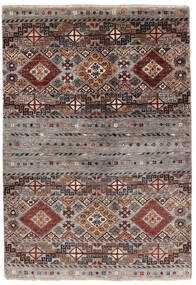  Shabargan Rug 104X149 Authentic
 Oriental Handknotted Dark Brown/Black (Wool, Afghanistan)