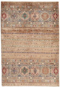  Shabargan Rug 126X179 Authentic
 Oriental Handknotted Brown/Dark Brown (Wool, Afghanistan)