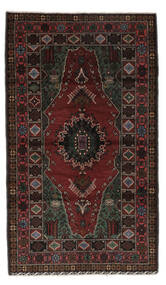  Baluch Rug 110X187 Authentic
 Oriental Handknotted Black/White/Creme (Wool, Afghanistan)