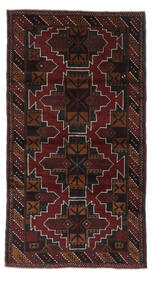  Baluch Rug 108X199 Authentic
 Oriental Handknotted Black/Dark Red (Wool, )
