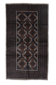  Baluch Rug 111X194 Authentic
 Oriental Handknotted Black/White/Creme (Wool, Afghanistan)