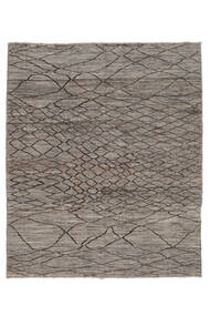  Contemporary Design Rug 243X289 Wool Brown/Dark Grey Large 