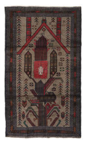  Baluch Rug 121X203 Authentic
 Oriental Handknotted Black/Dark Brown (Wool, Afghanistan)