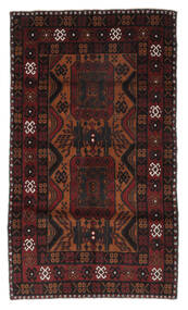  Baluch Rug 103X179 Authentic
 Oriental Handknotted Black/White/Creme (Wool, Afghanistan)