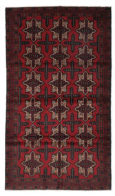  Baluch Rug 110X194 Authentic
 Oriental Handknotted Black/Dark Red (Wool, )