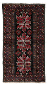 101X182 Baluch Rug Rug Oriental Black/Dark Red (Wool, Afghanistan)